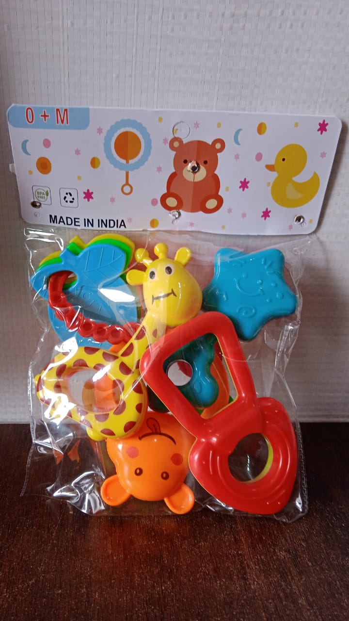 Plastic Baby Rattle Toys 5 Pcs Set Plastic Baby Rattle Toys 5 Pcs Set